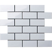 Мозаика 29,1х29,5 Brick White Glossy Белый арт. A32000/A1001G /Starmosaic