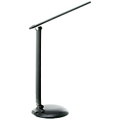 Светильник настольный LED 9Вт NL61 регулир яркости часы будильник черный /National Светильник настольный LED 9Вт NL61 регулир яркости часы будильник черный /National