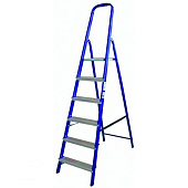 Стремянка стальная 6 ступеней, высота платформы 123см, макс. нагр. 150кг., Сибртех Стремянка стальная 6 ступеней, высота платформы 123см, макс. нагр. 150кг., Сибртех