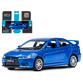 Машина металлическая ТМ Автопанорама 1:41 Mitsubishi Lancer Evolution Размер: 17,5х12см Цвет: синий Машина металлическая ТМ Автопанорама 1:41 Mitsubishi Lancer Evolution Размер: 17,5х12см Цвет: синий