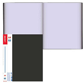 Папка пластиковая А4 deVENTE Daily, 60 вкладышей, 600 мкм, этикетка, фактура песок, черная, 3105404 Папка пластиковая А4 deVENTE Daily, 60 вкладышей, 600 мкм, этикетка, фактура песок, черная, 3105404