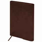 Ежедневник А5 недатированный с магнитным клапаном под кожу коричневый, BRAUBERG Magnetic X, 113280 Ежедневник А5 недатированный с магнитным клапаном под кожу коричневый, BRAUBERG Magnetic X, 113280