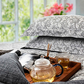  Комплект постельного белья евро Cleo сатин 32/008-NBO 