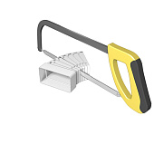 Колено горизонт разноугловое 204х60 620КРП