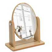 Зеркало настольное ЭКО, 12х17/17.5х19см, б/увел, 7508118 Зеркало настольное ЭКО, 12х17/17.5х19см, б/увел, 7508118