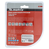 Диск алмаз. отрез. сплошной 115х22,2мм, сухое/мокрое резание Matrix Диск алмаз. отрез. сплошной 115х22,2мм, сухое/мокрое резание Matrix