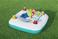  Бассейн надувной детский со столиком Bestway Sippin' Summer 218x218x48см, 737л, от 6 лет  арт.54446 