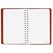 Бизнес-тетрадь на гребне А5 BRAUBERG Office PRO, 80л, под кожу, клетка, коричневая, 111044 Бизнес-тетрадь на гребне А5 BRAUBERG Office PRO, 80л, под кожу, клетка, коричневая, 111044