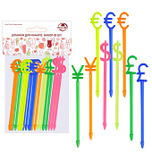  Набор шпажек для канапе "Валюта" 20 шт. (L= 82 мм) 