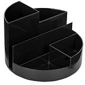  Подставка-органайзер BRAUBERG DELTA, 6 отделений, 130х130х90 мм, черная, 238100 