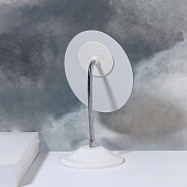 Зеркало настольное WHITE 13,5х16,2/13,5х27см б/увел бел к/кор накл QF 1390040 Зеркало настольное WHITE 13,5х16,2/13,5х27см б/увел бел к/кор накл QF 1390040