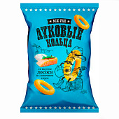  Луковые кольца Mini Free со вкусом лосося в сливочном соусе, 45 г 