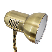  Светильник настольный на прищепке МТ2023 (латунь, 40 Вт, 220В, Е27.) 