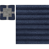 Покрывало 180х200 Полоска фланелевое синий индиго Покрывало 180х200 Полоска фланелевое синий индиго