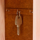  Ключница настенная «Колибри», панно декоративное, молочный дуб 15?21 см 4427732 