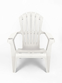  Кресло пластиковое Майами, 73,5х74,5х88,8 см, макс.нагр. 150 кг. белое  арт.М-GS01 