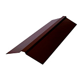 Планка конька фигурного 0,4х150х150 L=2м RAL 8017 Шоколадно-коричневый Планка конька фигурного 0,4х150х150 L=2м RAL 8017 Шоколадно-коричневый