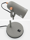 Светильник настольный 40Вт Е27 НТ-705 регулировка направл света серый/медь /Artstyle Светильник настольный 40Вт Е27 НТ-705 регулировка направл света серый/медь /Artstyle