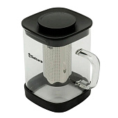 Чайник заварочный 1,0 л, боросиликатное SA-TP01-1000