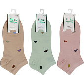 Носки женские FUTE р.36-40, цвет микс, укороченные гладкие, 5621 Носки женские FUTE р.36-40, цвет микс, укороченные гладкие, 5621