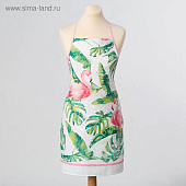 Фартук (рогожка) Доляна Tropical kitchen, 60х70 см, хлопок, 4682768 Фартук (рогожка) Доляна Tropical kitchen, 60х70 см, хлопок, 4682768
