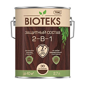  Защитный Состав BIOTEKS лесной каштан 2,7л 