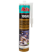 Аквариумный силикон прозрачный Akfix 100AQ 280 мл 