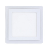 Светильник SMARTBUY Квадрат с подсвет DLB 18w/3000K+B/IP20 (SBLSq-DLB-18-3K-B)