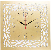  Часы настенные Элегия  Рубин, 41х41 см, металл, золото , 4242-001Gld 