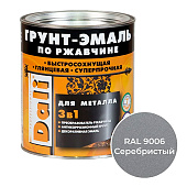 ГРУНТ - ЭМАЛЬ по ржавчине "DALI" 2л - Серебристый алюминий RAL9006 ГРУНТ - ЭМАЛЬ по ржавчине "DALI" 2л - Серебристый алюминий RAL9006