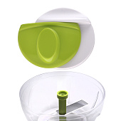 Измельчитель ручной для овощей и фруктов 11.5х8см,зеленый 10115 Измельчитель ручной для овощей и фруктов 11.5х8см,зеленый 10115