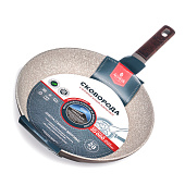 Сковорода 28х5,2см с антипригарным покрытием Pfluon marble  902-103