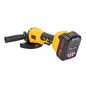  Углошлифовальная машина аккумуляторная АУШМ-21Li/125 (в комплекте 2 АКБ и ЗУ) 4500-8000 об/мин,кейс Eurolux 