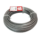 Трос стальной DIN 3055 5мм (20 м) Трос стальной DIN 3055 5мм (20 м)