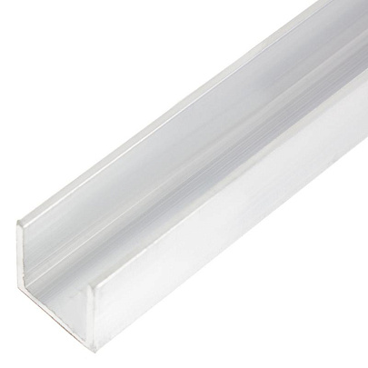 Алюминиевый П-образный профиль 15х15х15х1,5мм 2м Алюминиевый П-образный профиль 15х15х15х1,5мм 2м