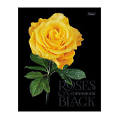 Тетрадь 96л. А5 скрепка, клетка мат.лам. 3Dлак Roses on black серия (6/60) /96Т5лолВ1 Хат/ Тетрадь 96л. А5 скрепка, клетка мат.лам. 3Dлак Roses on black серия (6/60) /96Т5лолВ1 Хат/