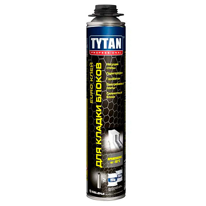 Tytan Professional EURO Клей для кладки блоков GUN 870мл 