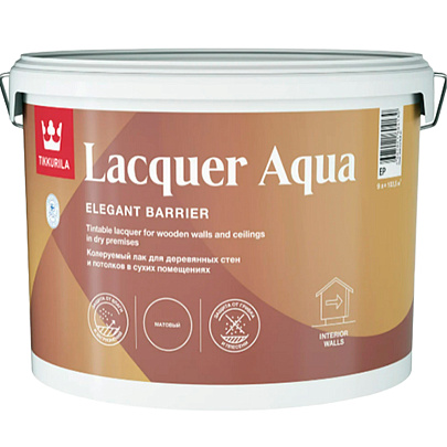  Лак интерьерный LACQUER AQUA EP мат 2,7л Tikkurila 