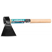 Топор кованый 0,6кг, деревянное топорище, 390мм, СИБИН Турист Топор кованый 0,6кг, деревянное топорище, 390мм, СИБИН Турист