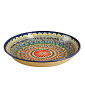  Ляган Риштанская Керамика "Узоры", 25 см, синий 5279318 