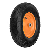 Колесо пневматическое 4.80/4.00-8 D390мм, подш. 20мм, дл. оси 80мм// Palisad 68957 Колесо пневматическое 4.80/4.00-8 D390мм, подш. 20мм, дл. оси 80мм// Palisad 68957