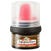  крем д/об Эффектон Люкс губка/банка Коричн 50мл/Химик/96x16 