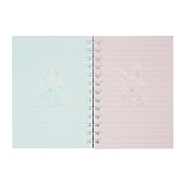 Записная книжка подарочная на гребне 80л,линия, цветной блок,обложка ПВХ 3D Зайка(17,6х13,5см) 10539942 Записная книжка подарочная на гребне 80л,линия, цветной блок,обложка ПВХ 3D Зайка(17,6х13,5см) 10539942