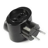 Тройник электр. 220В 6А черн. REXANT 11-1064-1 Тройник электр. 220В 6А черн. REXANT 11-1064-1