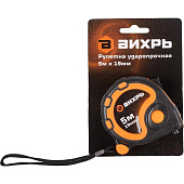 Рулетка 5мх19мм, обрезиненный корпус, Вихрь Рулетка 5мх19мм, обрезиненный корпус, Вихрь