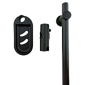 Душевая стойка с мыльницей черная 70см T820H Душевая стойка с мыльницей черная 70см T820H