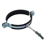 Металлический хомут с шурупом М8, дюбелем 4" (108-116) Металлический хомут с шурупом М8, дюбелем 4" (108-116)