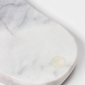 Подставка под ложку Magistro Marble, мрамор, белая 10650829 Подставка под ложку Magistro Marble, мрамор, белая 10650829