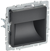 Подсветка LED для ступеней встраиваем BRITE 1Вт графит (70,8х70,8) /IEK Подсветка LED для ступеней встраиваем BRITE 1Вт графит (70,8х70,8) /IEK