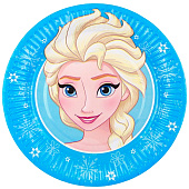 Тарелка одноразовая «С Днем Рождения!», 18 см, Холодное сердце Тарелка одноразовая «С Днем Рождения!», 18 см, Холодное сердце